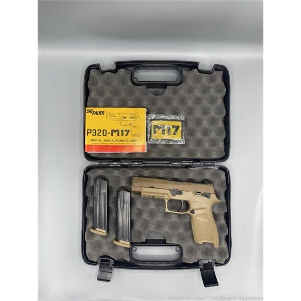 9mm Luger Sig Sauer P320 M17 9MM Coyote 798681582686 320F-9-M17-MS Other Barrel Length"