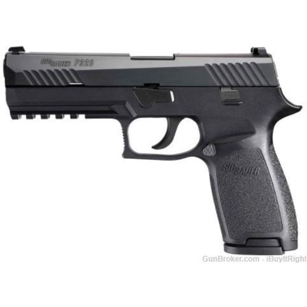 .40 S&W P320 Full Size Used Sig Sauer 40 Black Pistol Night Sights One Mag SRT Listed B0019 / LB7-276 4 inch " barrel