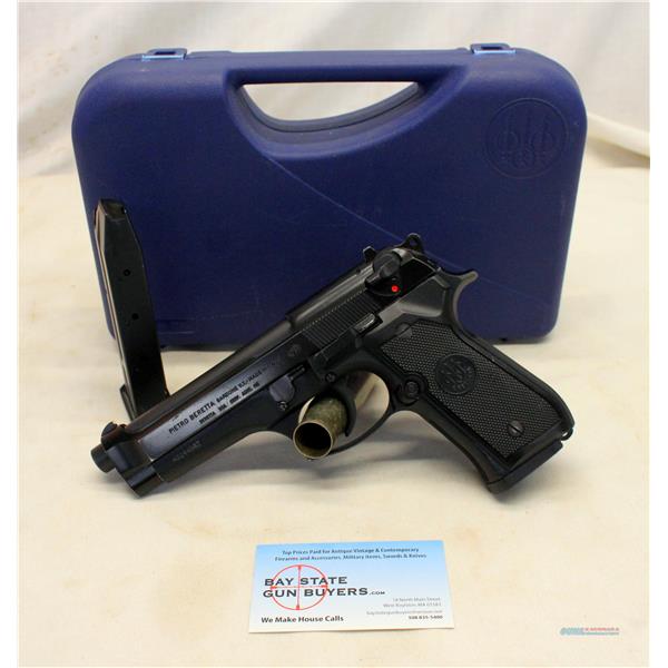 9mm Luger Beretta Model 92FS semi-automatic pistol ~ Original Box, (2) Magazines