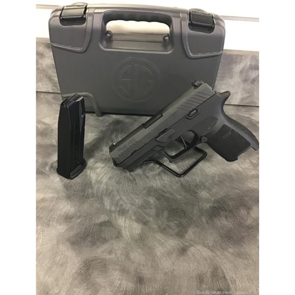 9mm Luger Sig Sauer P320 one mag 4” barrel in case no cc fees 4 inch "
