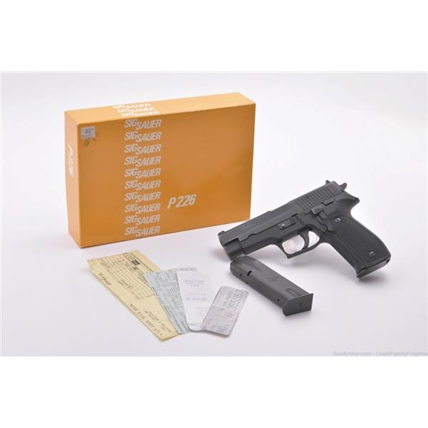 9mm Luger P229 WEST GERMAN 1988 Sig Sauer P226 9MM "JJ" BOXED w/ Original Receipt