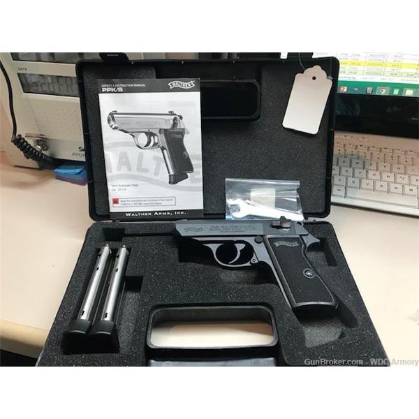 .22 LR Walther Arms PPK/S 22 ALMOST NEW 2 inch " barrel
