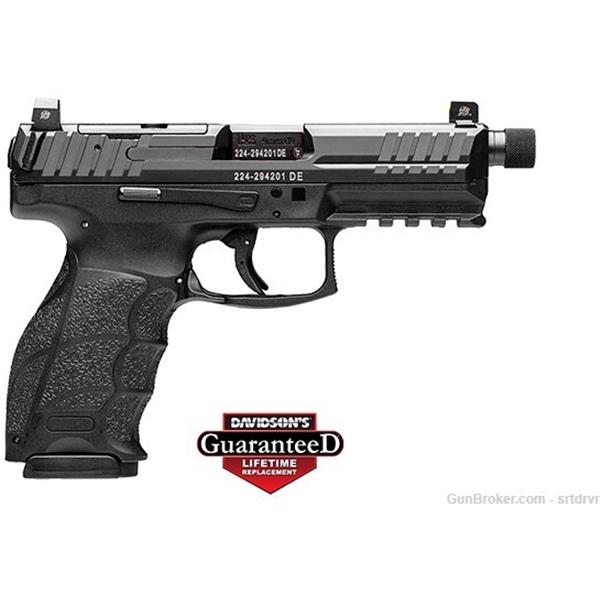 9mm Luger VP9 Tac OR Heckler & Koch / H&K Tactical Optics Ready 17rd - 81000625 642230262485 4 inch " barrel
