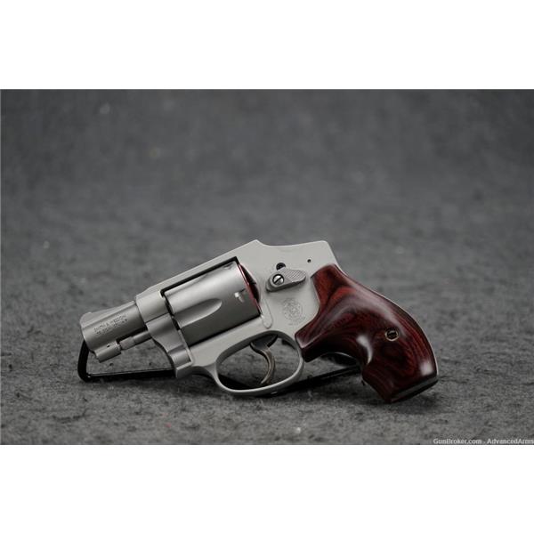Sling Point Firearms Inc  Smith & Wesson Model 642 LadySmith, Small  Revolver, 38 Special, 1.875 Barrel, Alloy Frame, Matte Silver Finish, Wood  Grip, Fixed Sights, 5Rd, Carry Case, Right Hand 163808