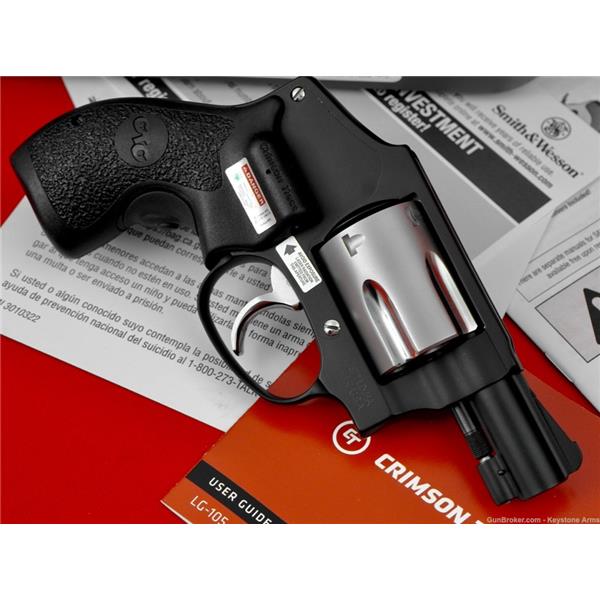 Smith & Wesson 442 Airweight 38 Special +P 1.88 5 Round Black Aluminum  Black Polymer Grip - Simmons Sporting Goods