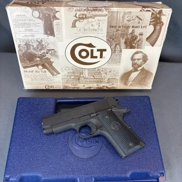 Colt M1991A1 Compact 1911 45ACP 3.5″ 7rd Black – OG Case 2