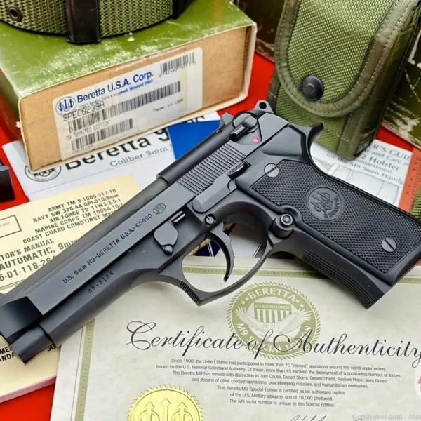 ベレッタ　J.S 9mm M9-ARMED FORCES-65490 ベレッタ J.S 9mm M9-ARMED FORCES-65490 M9