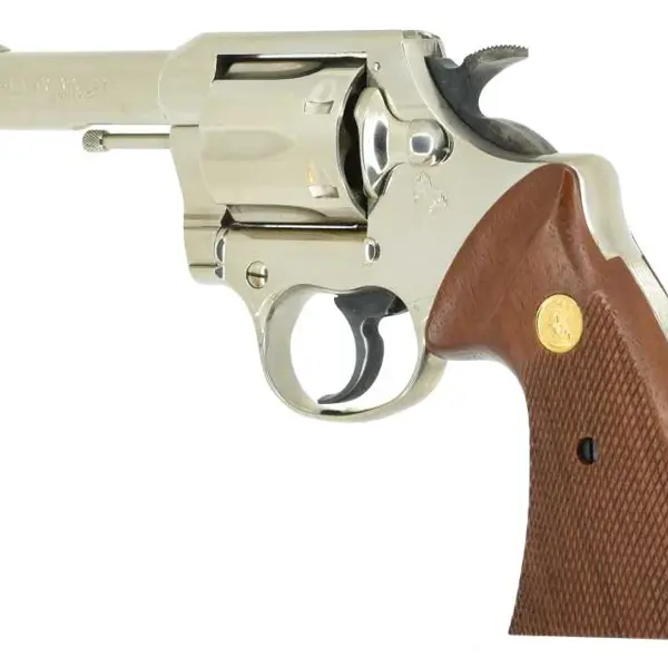 LAWMAN MKIII 357 マグナム　MGC Colt - Lawman MKIII, Satin Nickel Finish, .357 Magnum. 2