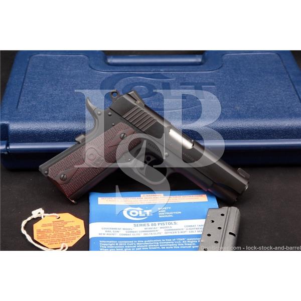9mm Luger (9x19 Para) Colt Lightweight Commander 1911 Mod 04842XE 4 1/4" Semi-Auto Pistol 2016-19