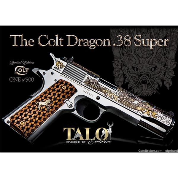 .38 Super Colt TALO 1911 DRAGON Edition 38 #379 of 500 5 inch " barrel