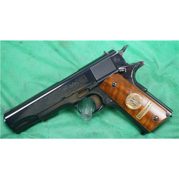 .45 ACP 1968 Colt WWI Commemorative 1911-Meuse-Argonne 45-acp $.01 Start-C&R OK 5 inch " barrel