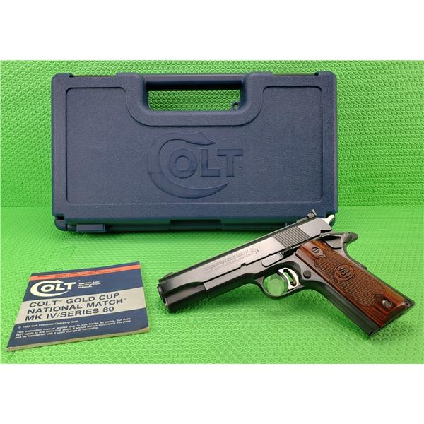 .45 ACP Colt Gold Cup National Match 80 Series Born 1990 Elliason Sights 1911 MK IV 5 inch " barrel