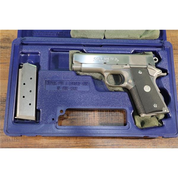 .45 ACP Colt Model OFFICERS Compact 1911 Pistol Stainless 45ACP MKIV 45 3.5" SS