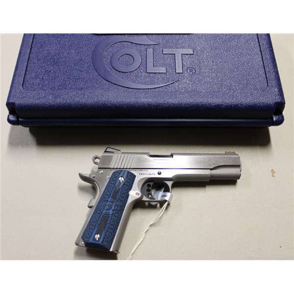 .38 Super 1911 Series 70 Competition Colt Government Model 38 National Match Stainless 098289111463 O1073CCS 5 inch " barrel
