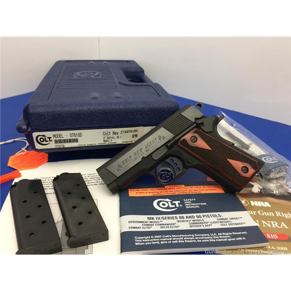 colt new agent talo 9mm for sale