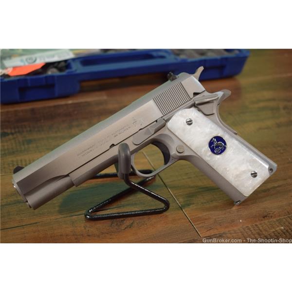 .38 Super Series 70 Government Colt Model Govt 1911 Pistol 38 SUPER STAINLESS PEARL GRIP 38SUP 098289112248 5 inch " barrel O1911C-SS38