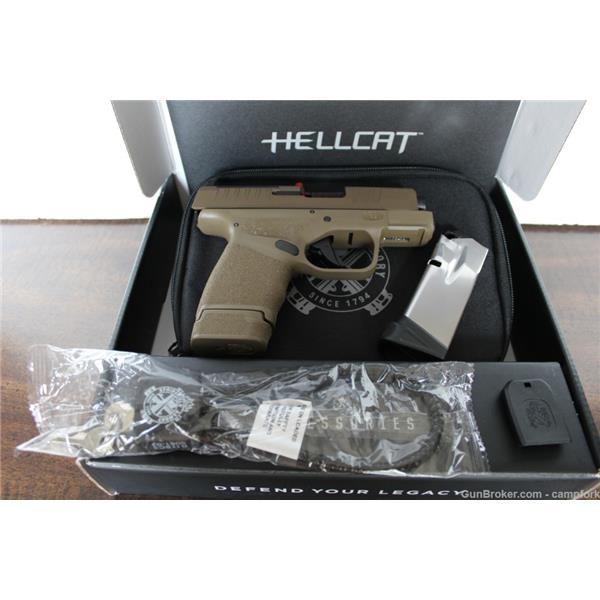 9mm Luger (9x19 Para) Springfield Armory Hellcat with OSP in Desert FDE - New In Box! 706397933951 3 inch " barrel HC9319FOSP