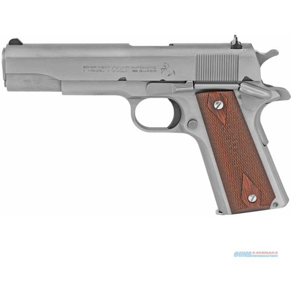 COLT MFG CO INC Colt Series 70 Government Model Stainless 5" 1911 .38 Super O1911C-SS38