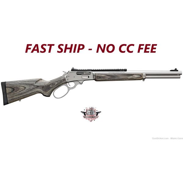 Marlin 1895 Trapper Stainless Lever Action Rifle - 45-70 Government -  16.1in