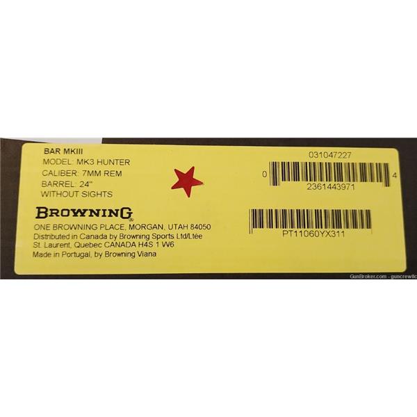 BROWNING BAR 7MM New and Used Price, Value, & Trends 2024