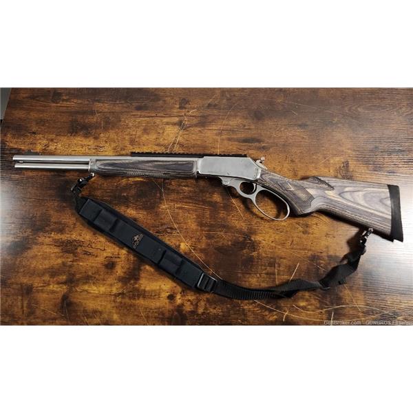 Marlin 1895 Trapper Stainless Lever Action Rifle - 45-70 Government -  16.1in