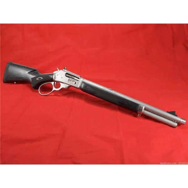 Marlin 1895 Trapper Stainless Lever Action Rifle - 45-70 Government -  16.1in