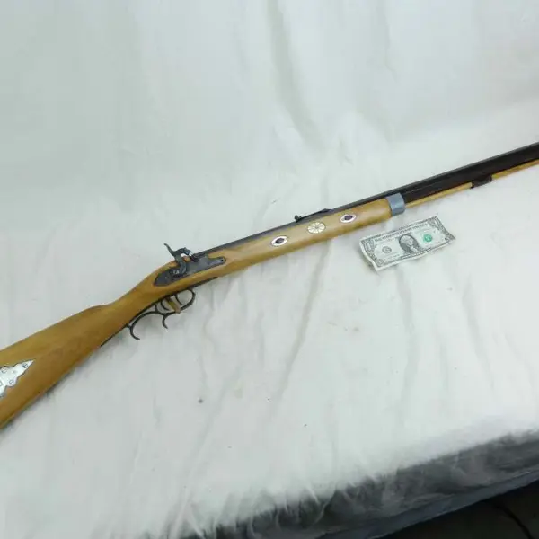 Ancien Fusil De Montagne CVA (Connecticut Valley Arms) - Finition étain, Occasion Très Bon état