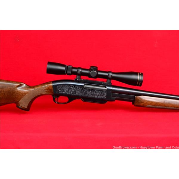 .270 Win. Remington 7600 Engraved Pump Action Rifle Wood Furniture No Reserve