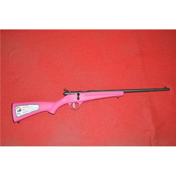 .22 LR Pink Youth Savage Rascal 22 L-R-LR Bolt Rifle