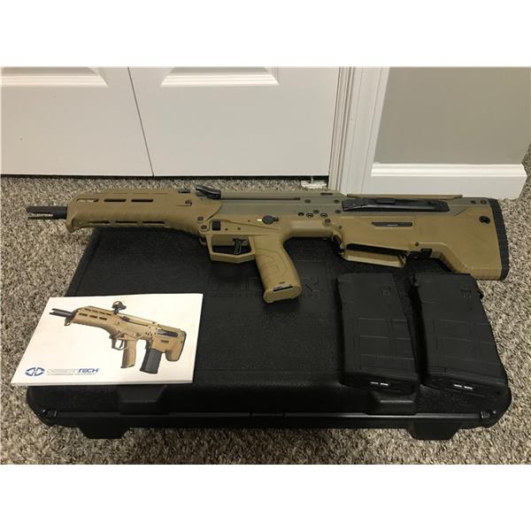 .308 Win. Used Desert Tech MDR .308/7.62x51 Forward Eject FDE 16 inch " barrel