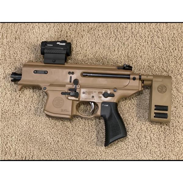 9mm Luger (9x19 Para) MPX Pistol Sig Sauer COPPERHEAD - 3.5” Barrell w/ Romeo 5 Optic