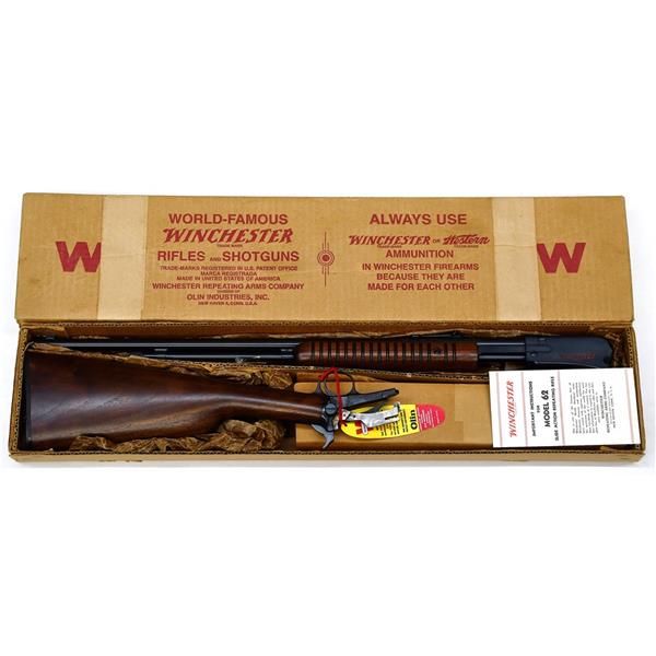 62 GALLERY SPECIAL SCARCE WINCHESTER 62A "SPECIAL" .22 SHORT PUMP-ACTION RIFLE NIB 23 inch " barrel