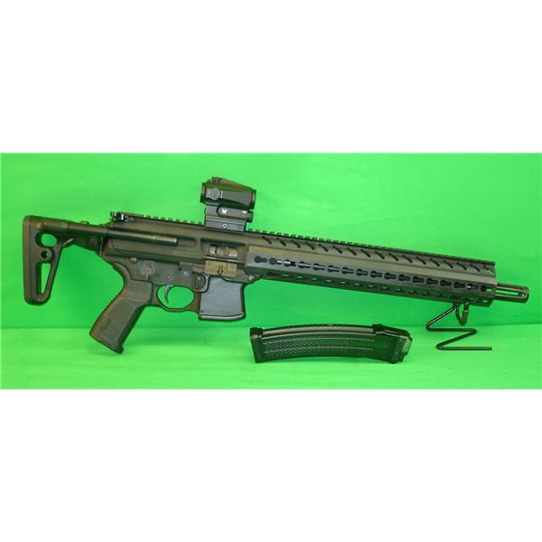 9mm Luger (9x19 Para) Sig Sauer MPX w/Vortex Sparc Red Dot #RMPX-16B-9 95% (6252C) 16 inch " barrel