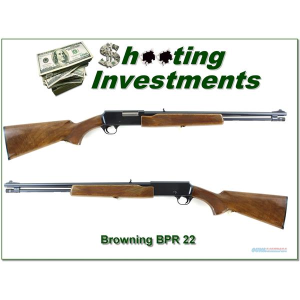 .22 Long Rifle Browning BPR 22 LR Exc Wood Grain!