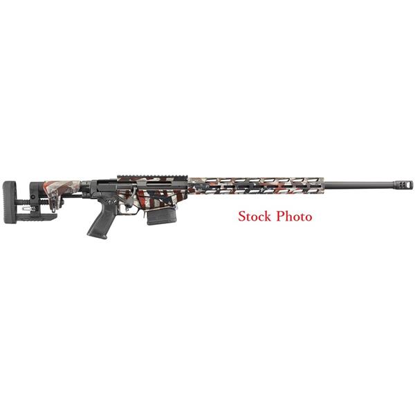 Ruger Precision Rifle 6.5 Creedmoor / RARE American Flag Camo Like New NR 24 inch " barrel