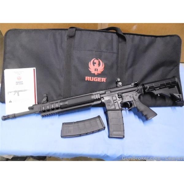 5.56mm NATO RUGER SR-556 SR556 AR15 5.56 PISTON DRIVEN *RARE* 2-30 ROUND MAGS 16 inch " barrel