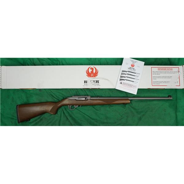 .22 LR Rare 22" Barrel Ruger 10/22 10222 Matte Stainless / Birch $.01 Start 22 inch " barrel