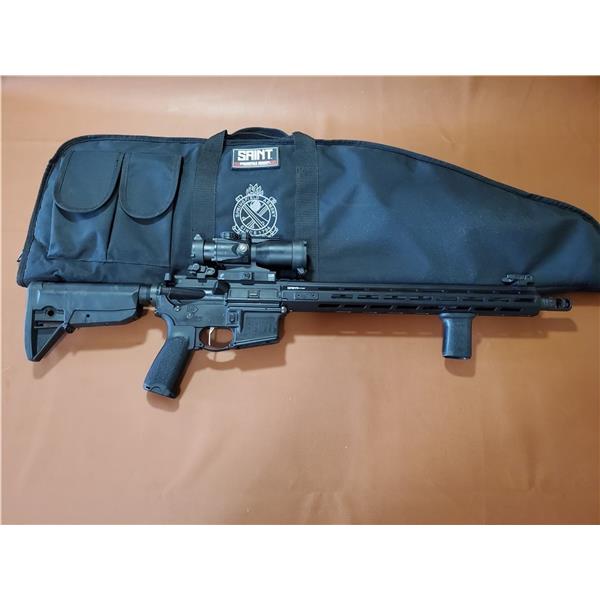 5.56mm NATO Springfield Saint Victor AR 15 with Primary Arms 5x scope and BCM furniture 16 inch " barrel