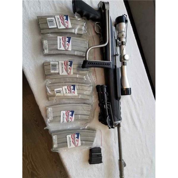.223 Rem. Mini-14 Ruger MINI 14 Stainless-Folder 18 inch " barrel