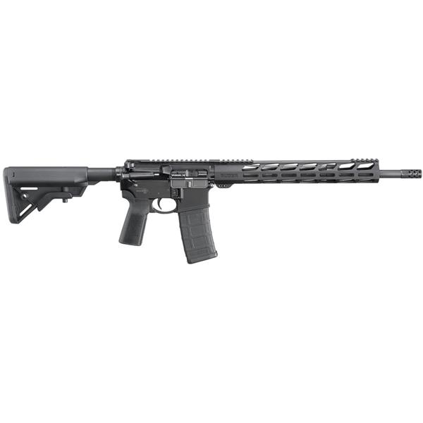 5.56mm NATO Ruger 8542 AR-556 5.56x45mm 16.10" 30+1 B5 Bravo Stock Black Grip 736676085422 16 inch " barrel