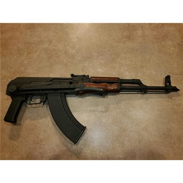 7.62x39 AK-47 Polish AK47 Underfolder, 1986 Radom, Bayonet, Sling, Oiler, & MI Rail 16 inch " barrel