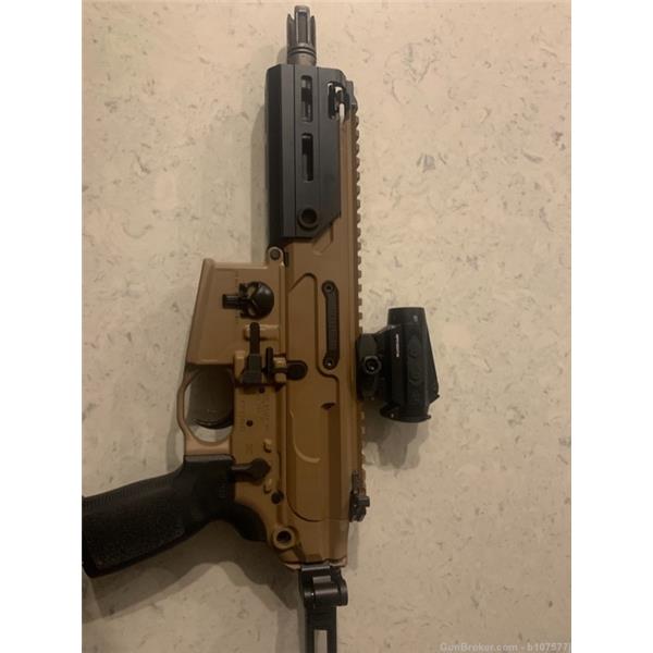 .300 AAC Blackout (7.62x35mm) MPX Carbine Sig Sauer Like new 300 rattler with Romeo red dot 4T cerakoted hand guard 7 inch " barrel