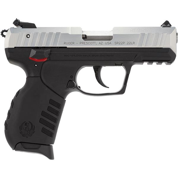 Ruger 3607 SR22 Standard 22 Long Rifle (LR) SA/DA 3.50" 10+1 Black Polymer 736676036073