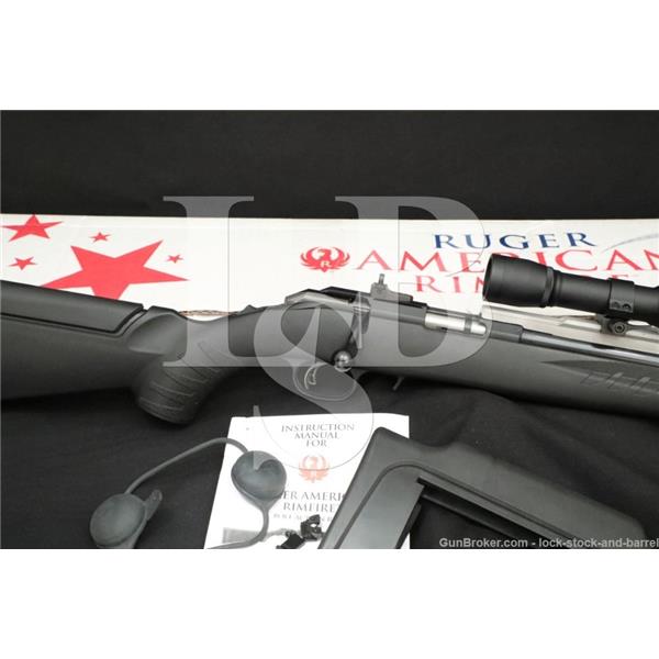 .22 Mag. American Rifle - Rimfire Ruger 08323 Magnum WMR 18” Bolt-Action Rifle, MFD 2014