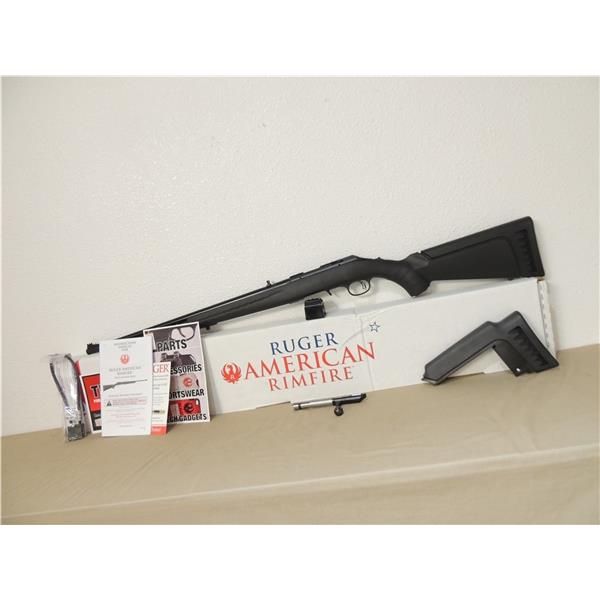 .22 LR American Rifle - Rimfire Ruger Rim-Fire .22LR Blue Bedded Composite Mint in Box 22 2D12D2120 inch " barrel Like New the Box!