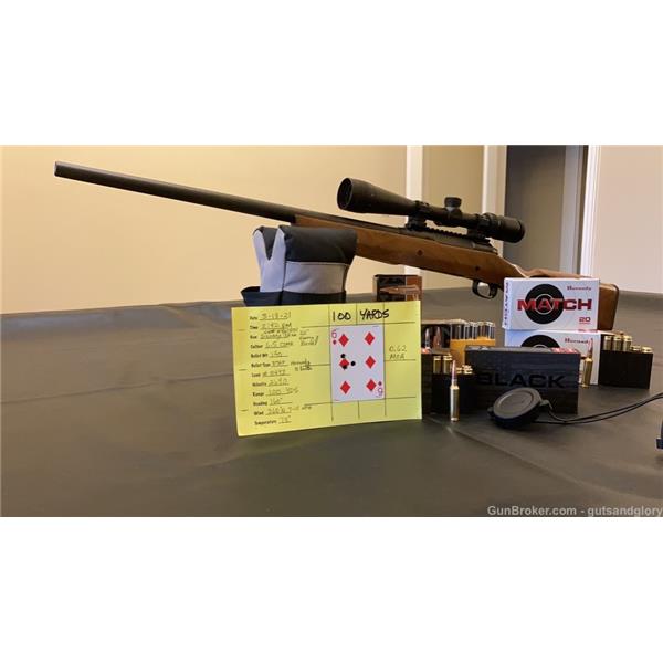 6.5 Creedmoor Axis II XP Savage CM w/ Target Barrel - Nikon BDC Scope 22 inch " barrel MLM-001