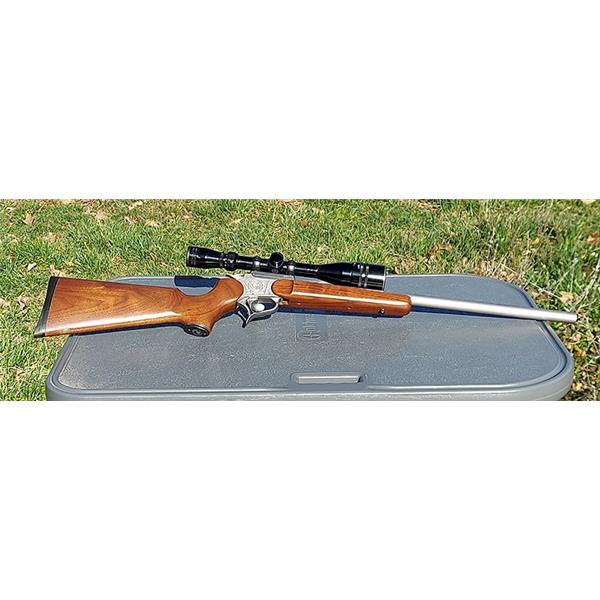 .17 Mach 2 Nice Thompson Center Contender in 17 Armor Alloy 23" Bull Barrel