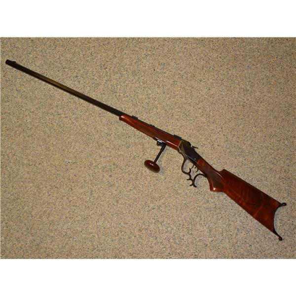 .22 LR Superb UBERTI 1885 Low Wall Schutzen Target Rifle w/ 30" Oct. Bbl (#33) 30 inch " barrel