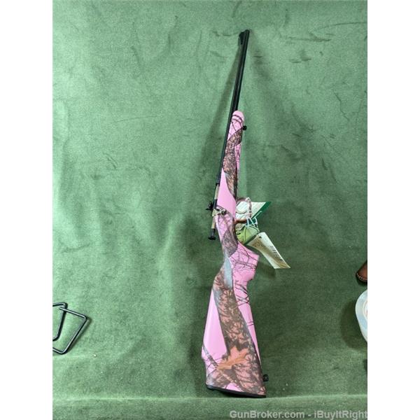 Davey Crickett Pink Camo by Keystone Sporting Arms .22 LR "My First Rifle" LB6-274 16 inch " barrel