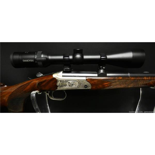 Other Model Merkel K-1 2-BBL set 300 Win Mag and 7.65 R Coin finish Single Shot Barrel Length"